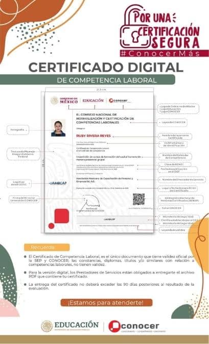 Certificación en base a estándares SEP-CONOCER