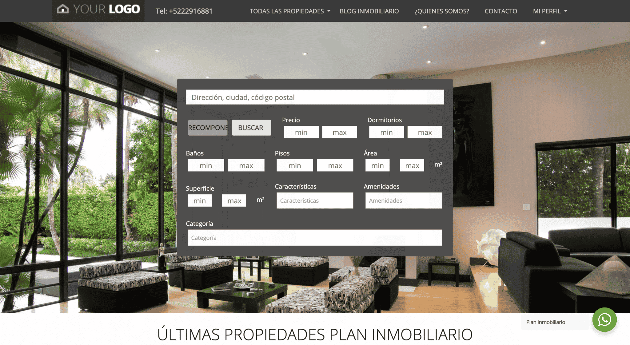página web para Inmobiliarias en México