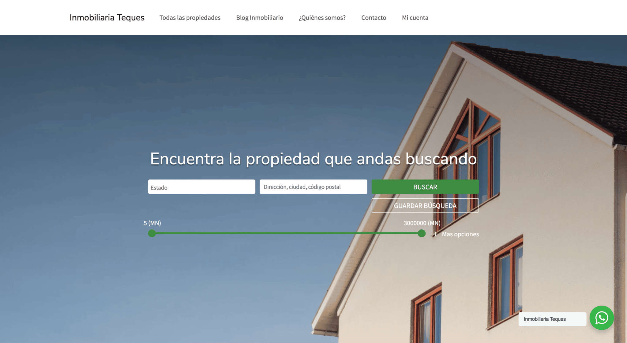 Diseño de Páginas web para inmobiliarias en México